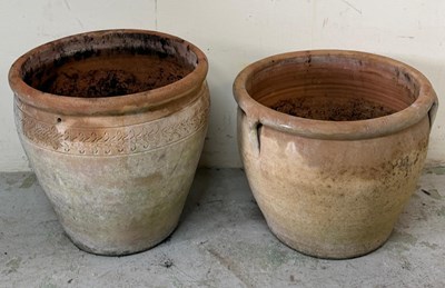 Lot 220 - Two terracotta planters