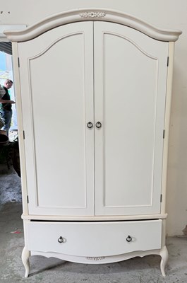 Lot 168 - French style John Lewis wardrobe H205cm W123cm