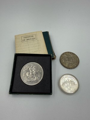Lot 576 - A commemorative silver half dollar USA coin...