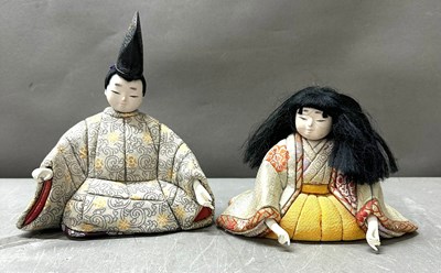 Lot 734 - Two Japanese Hina dolls AF