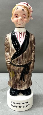 Lot 746 - A ceramic decorative whiskey decanter...