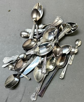 Lot 497 - A selection of EPNS cutlery of various styles...