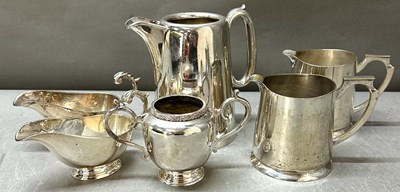 Lot 499 - A selection of EPNS and silver plate items to...
