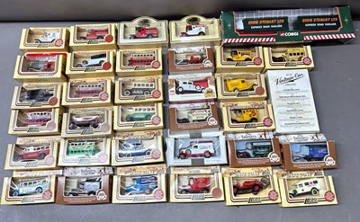 Lot 655 - A large selection of boxed Diecast toy cars of...