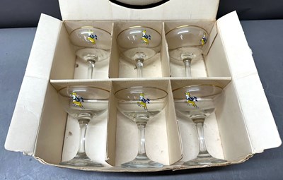 Lot 763 - A set of six Babycharm glasses
