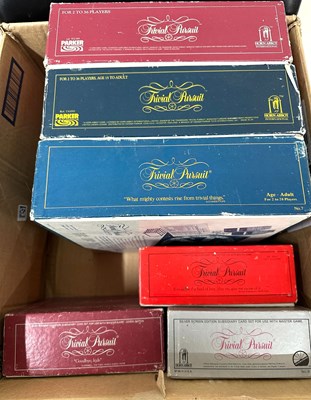 Lot 717 - A collection of Trivial  Pursuit board games