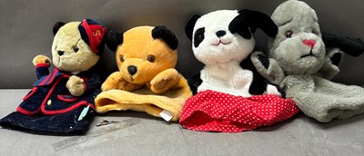 Lot 780 - Sooty and Sweep and Friend hand puppets