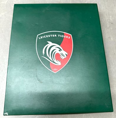 Lot 791 - A Leicester Tigers notepad and pen
