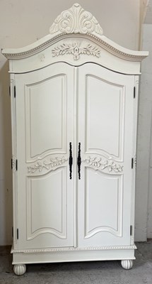 Lot 23 - A French style double wardrobe AF