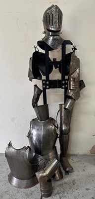 Lot 438 - A Reproduction full suit of medieval armour on...