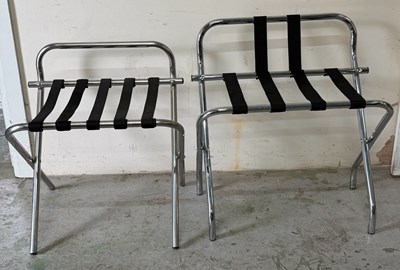 Lot 33 - Two folding luggage racks