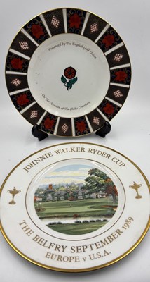 Lot 357 - A Royal Crown Derby old Imari border plate...