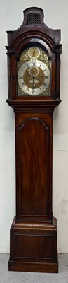 Lot 607 - Mahogany long cased clock, c1760 by Adam Gray...