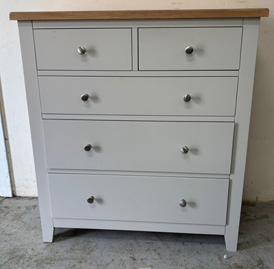 Lot 147 - A chest of drawers consisting of two short...