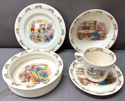 Lot 307 - A Royal Doulton Bunnykins children's tea set...