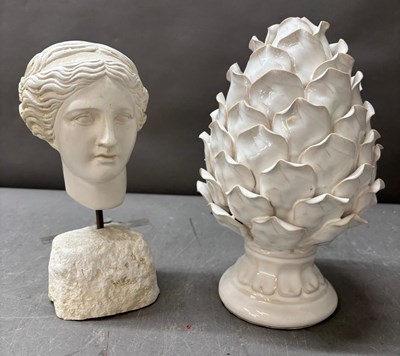 Lot 345 - Chianti Artichoke ornament crafted from...