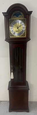 Lot 596 - A reproduction grandmother clock by Richard...