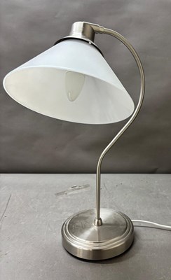 Lot 256 - An Ikea Kroby table desk lamp with a white...