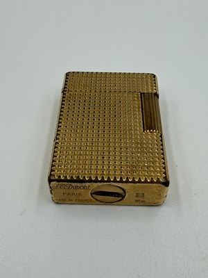 Lot 826 - A J G Dupont, gold plated lighter
