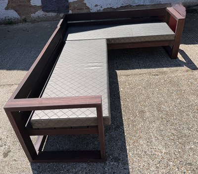 Lot 185 - A Modular left and right arm corner sofa 194cm...